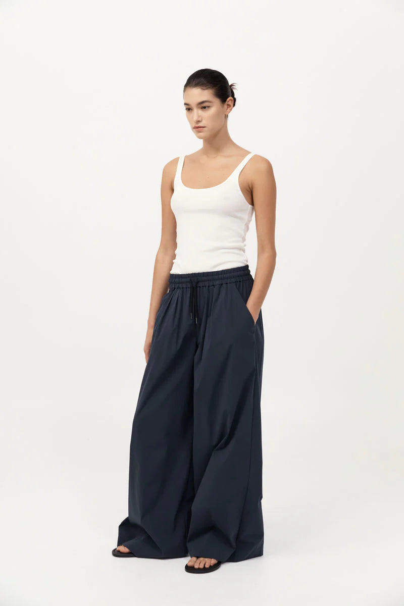St. Agni Everyday Drawstring Pants - Dark Ink
