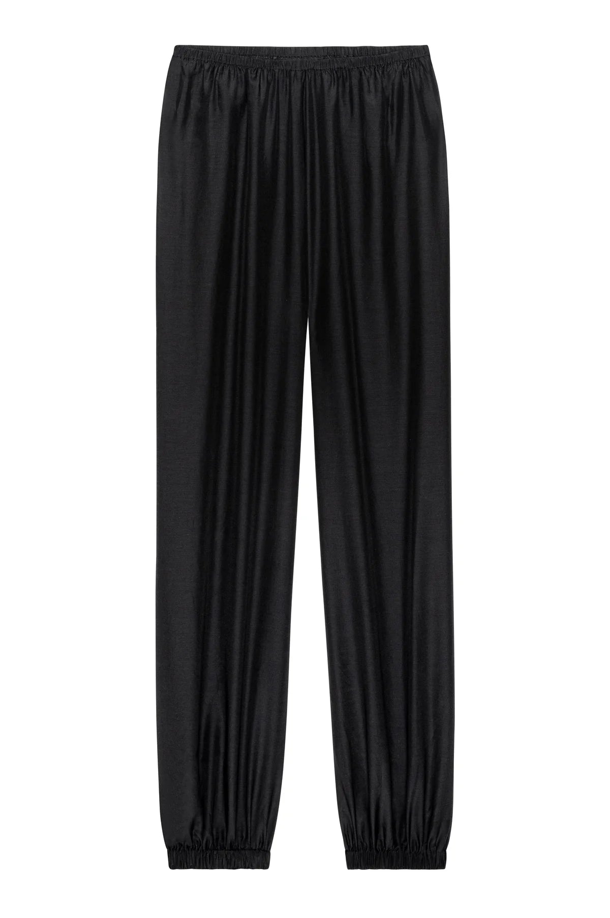 Donni Silk Ballon Pant - Black