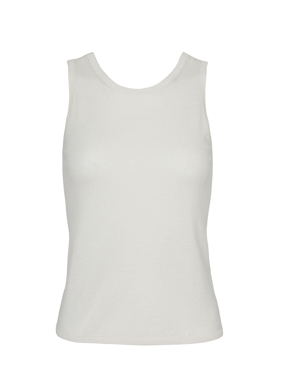 PAMPA Alpaca cotton tank top cloud