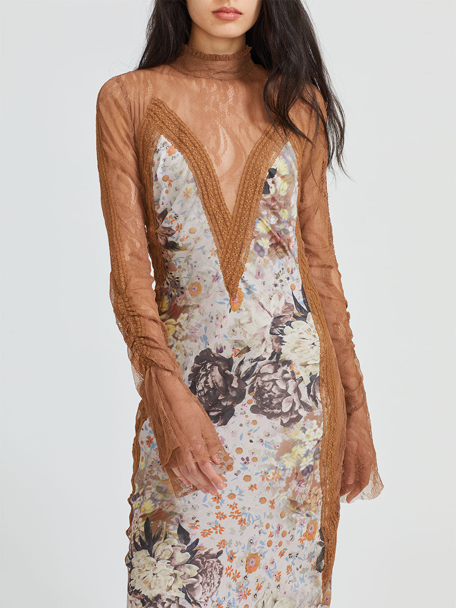 Geisha Designs Suniva Dress Brown