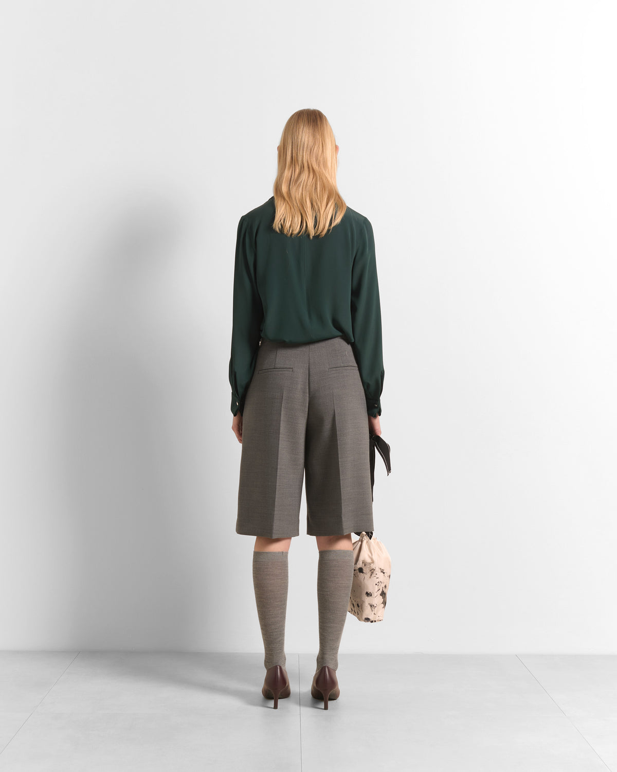Beatrice B Draped Asymmetrical Blouse