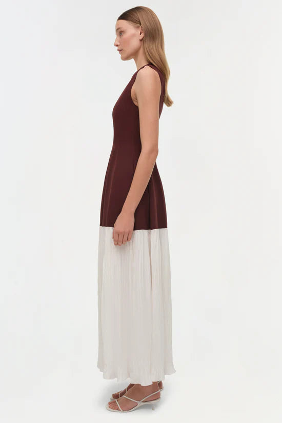 Simkhai Raleigh Pleated Midi Dress