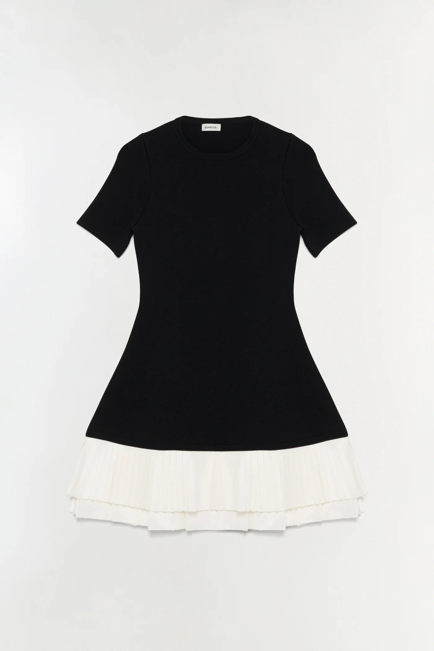 Simkhai Lorin Taffeta Knit Midi Dress