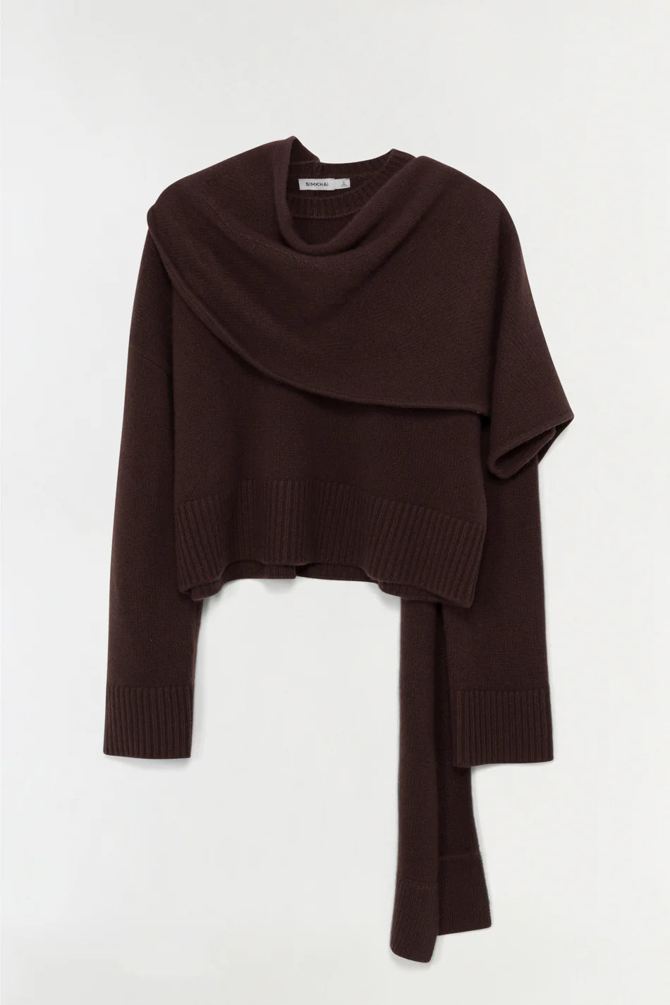 Simkhai Elson Wool Cashmere Scarf Sweater