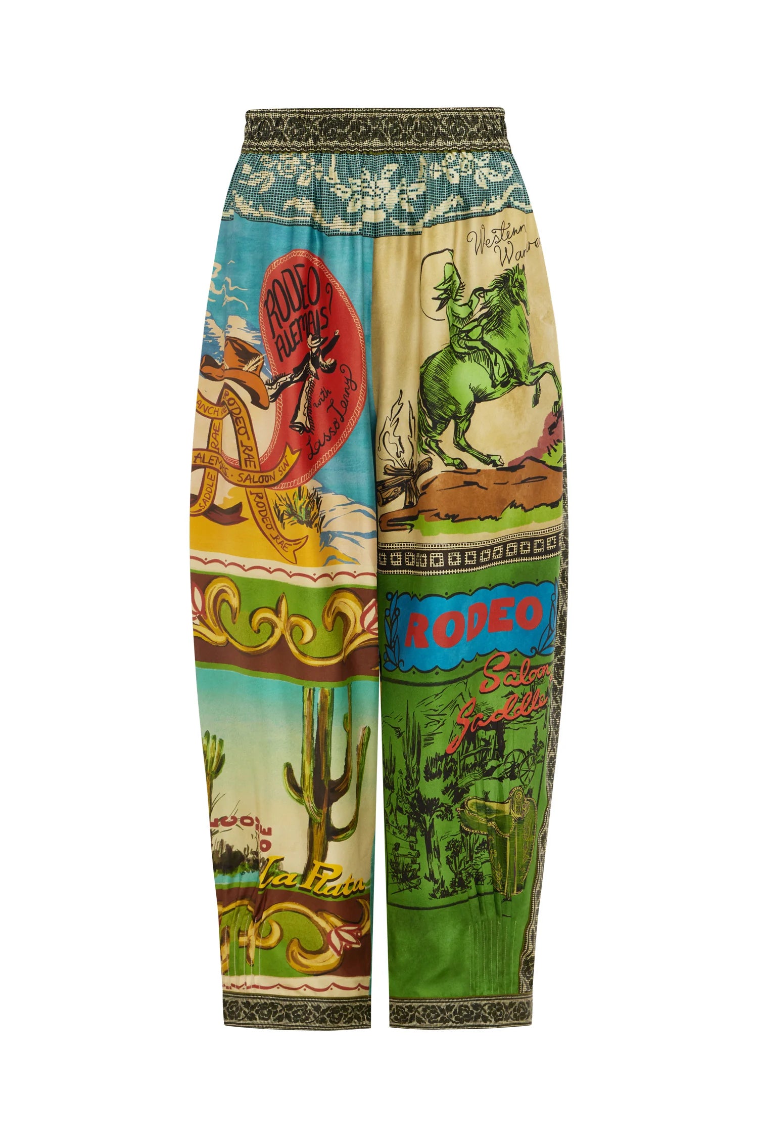 Alemais Ace Tapered Silk Pant