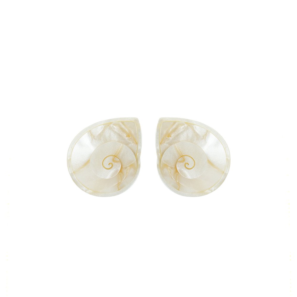 Gissa Bicalho Spiral Shell Earrings