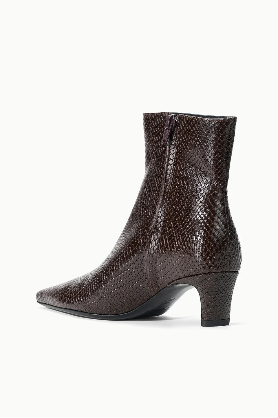 Staud Wally Ankle Boot Espresso Snake