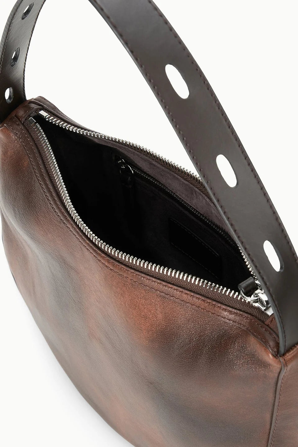Staud Levi Bag -  Espresso Distressed