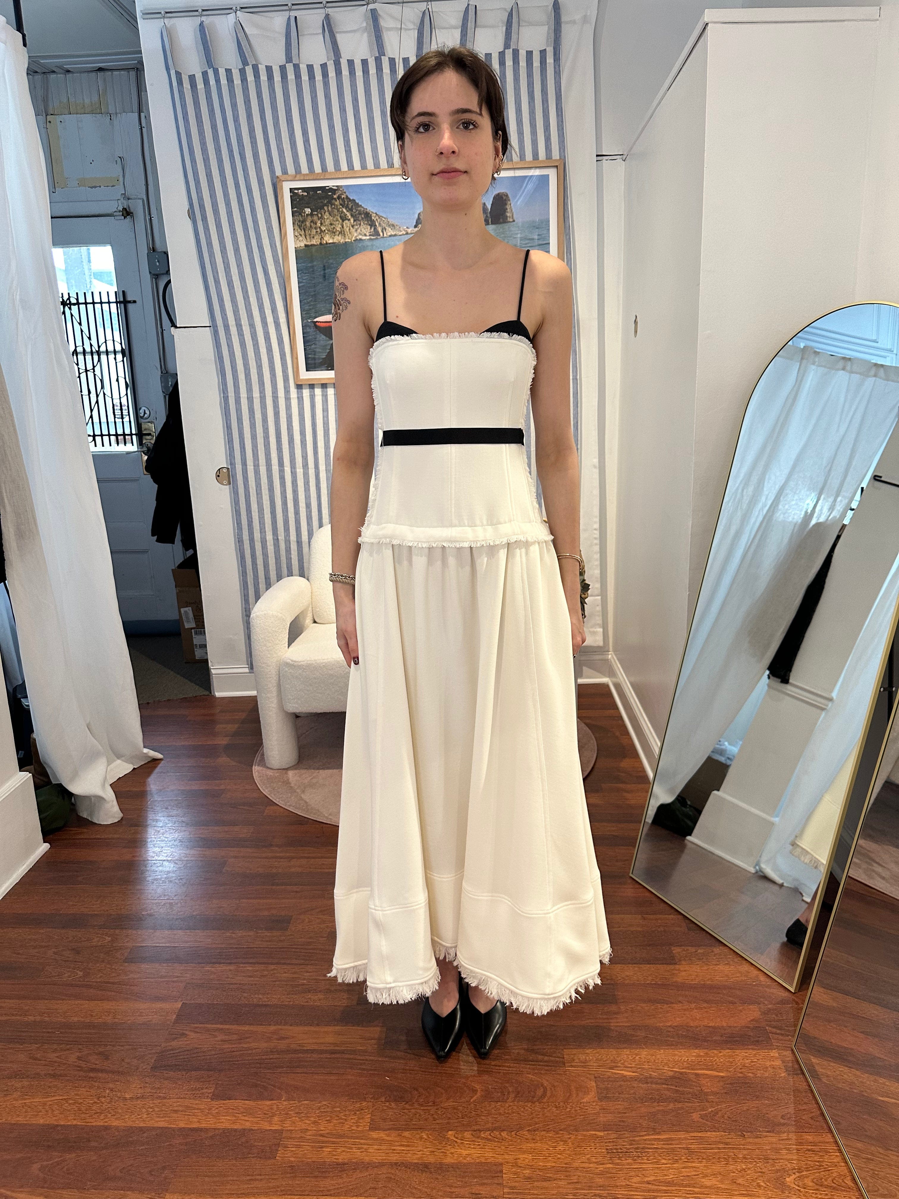 Jonathan Simkhai Dresses the Quinlin Bustier Midi Dress