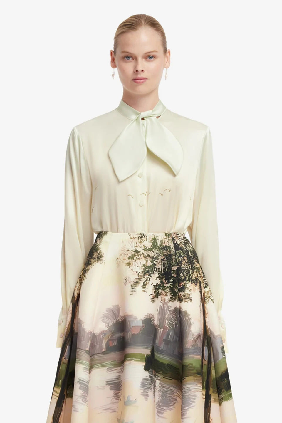 Leo Lin Cora Bow Blouse