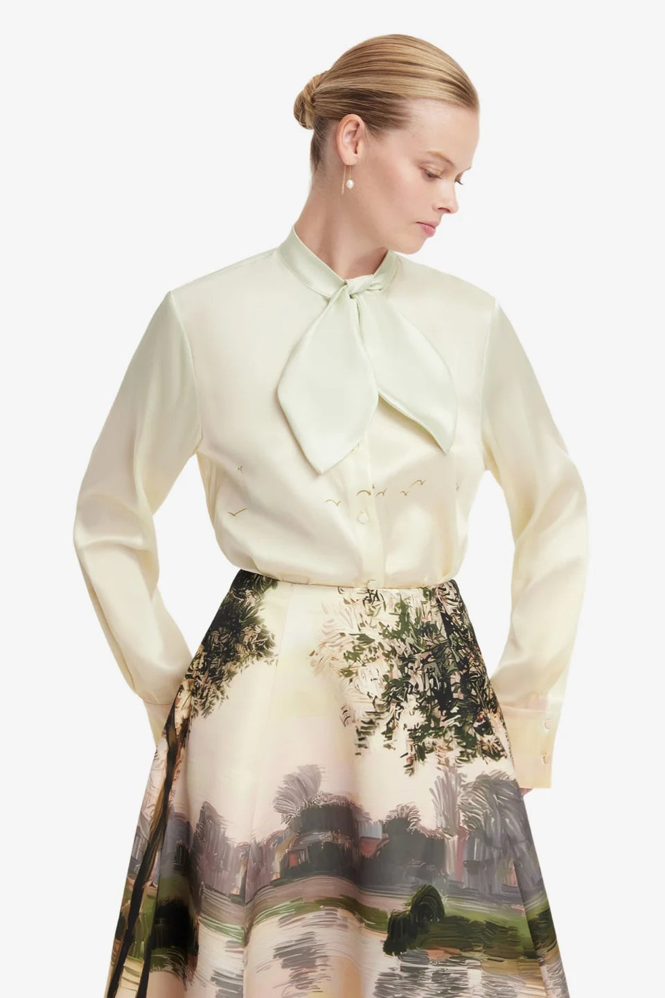 Leo Lin Cora Bow Blouse