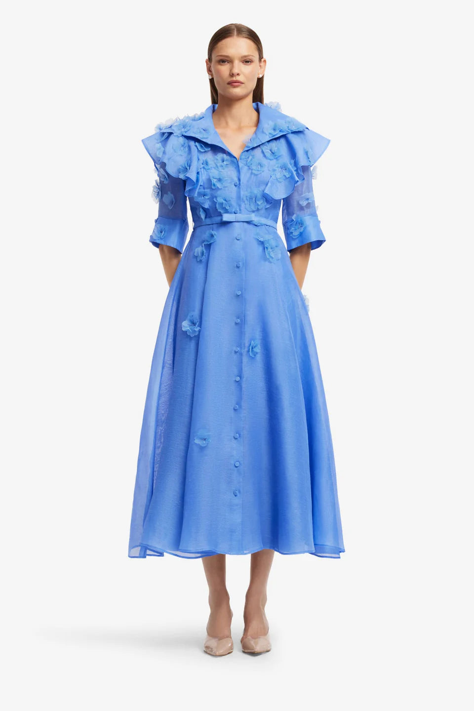 Leo Lin Anya Petal Midi Dress