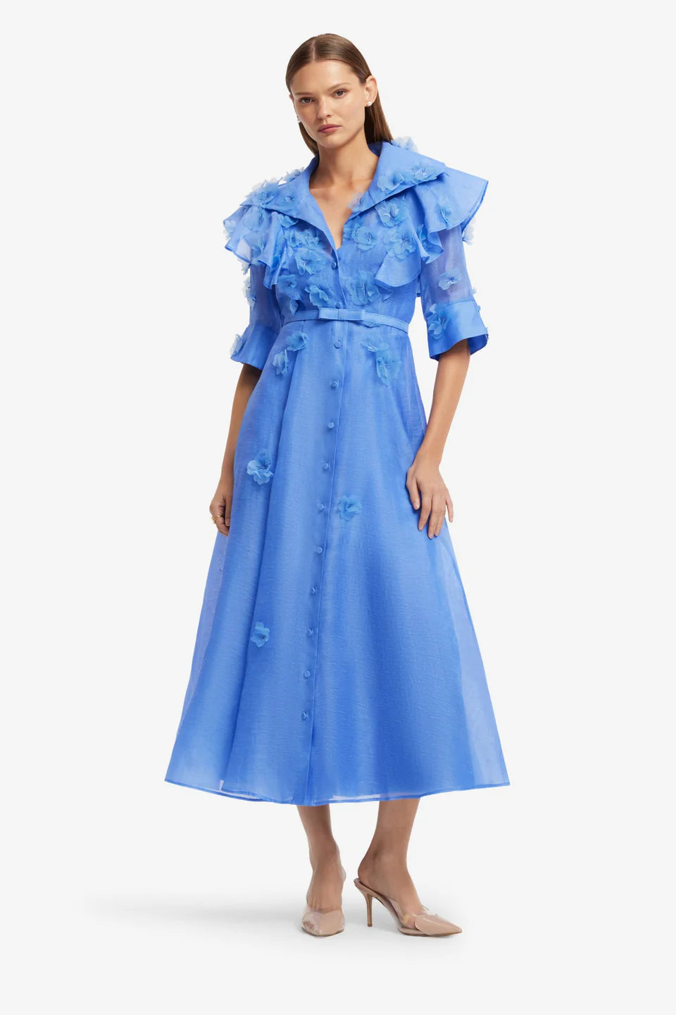 Leo Lin Anya Petal Midi Dress