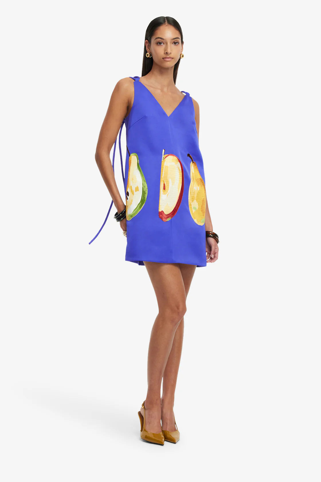 Leo Lin Taylor  Embroidered Mini Dress