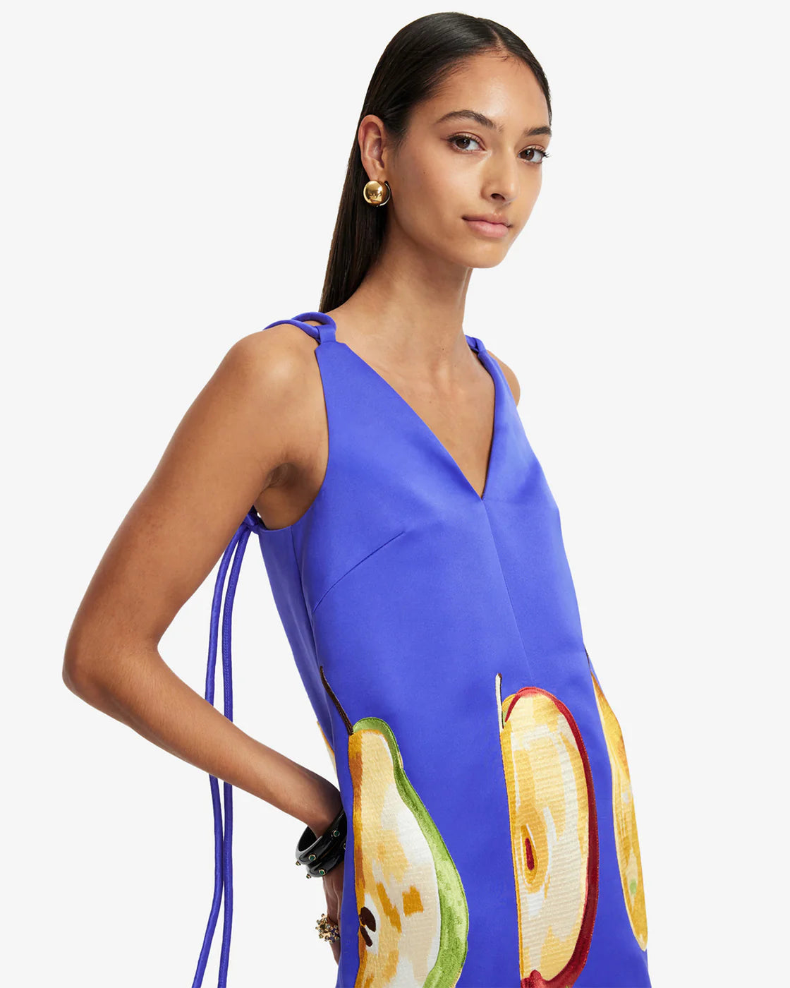 Leo Lin Taylor  Embroidered Mini Dress