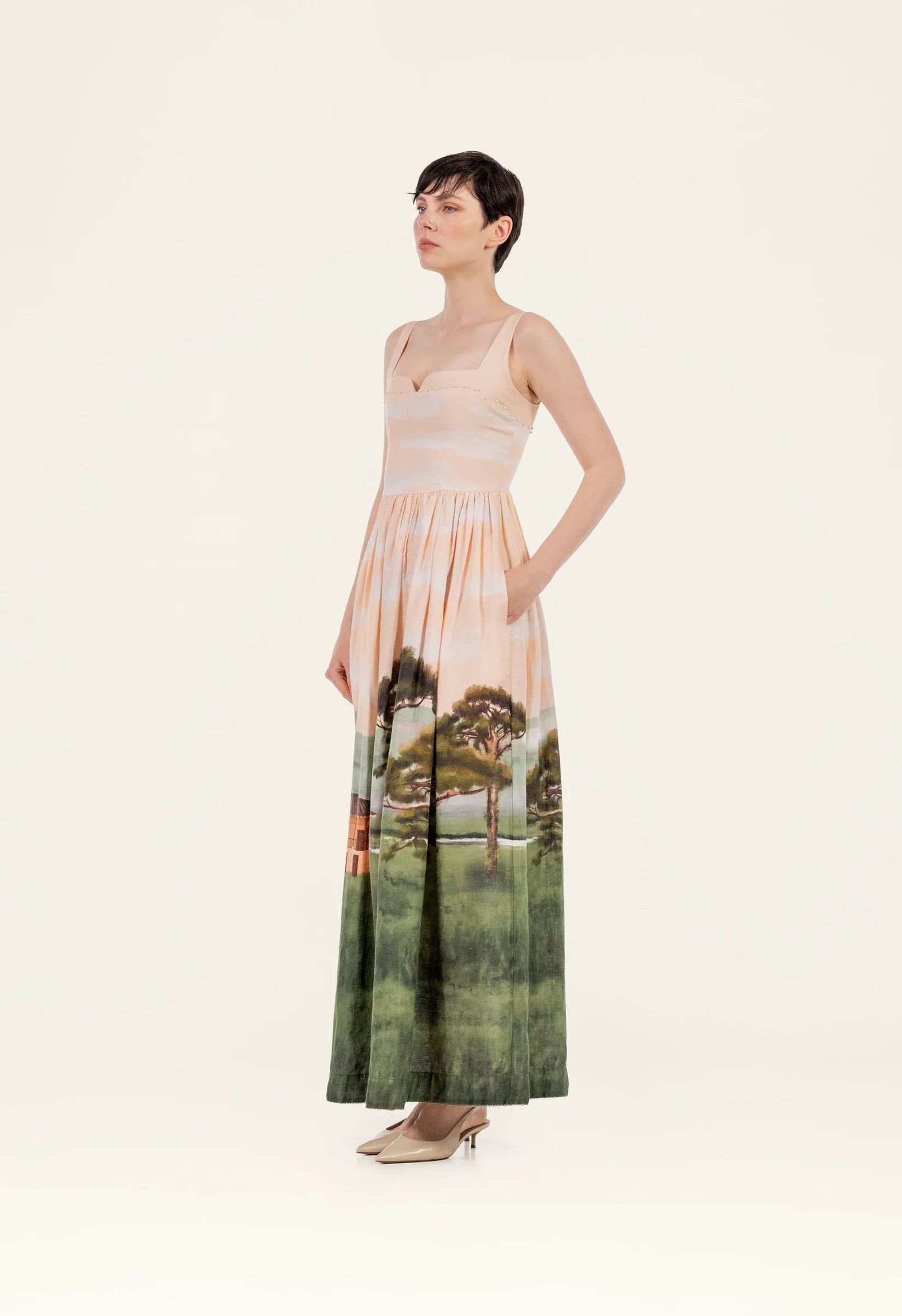 Agua by Agua Bendita  Jaspe Paraiso Maxi Dress