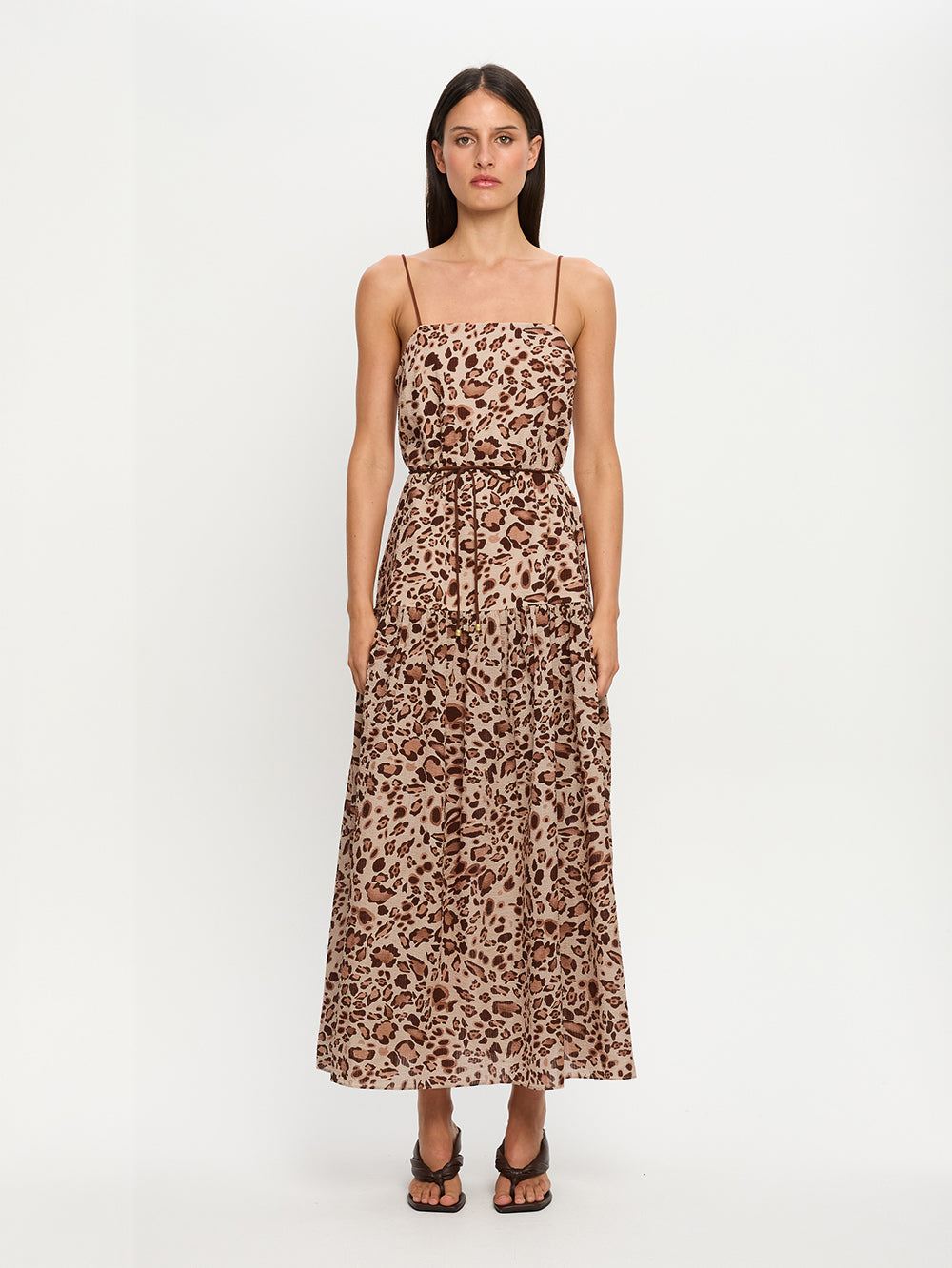 Kivari Paris Strappy Maxi Dress
