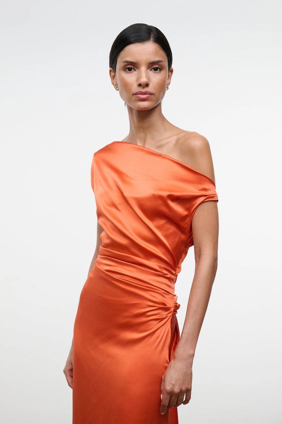 Staud Maxi Phare Silk Dress
