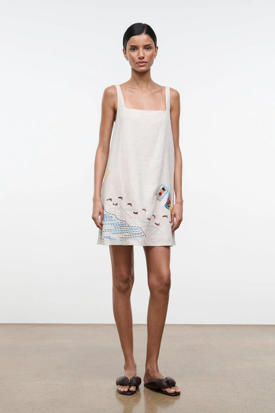 Staud Brio Linen Dress