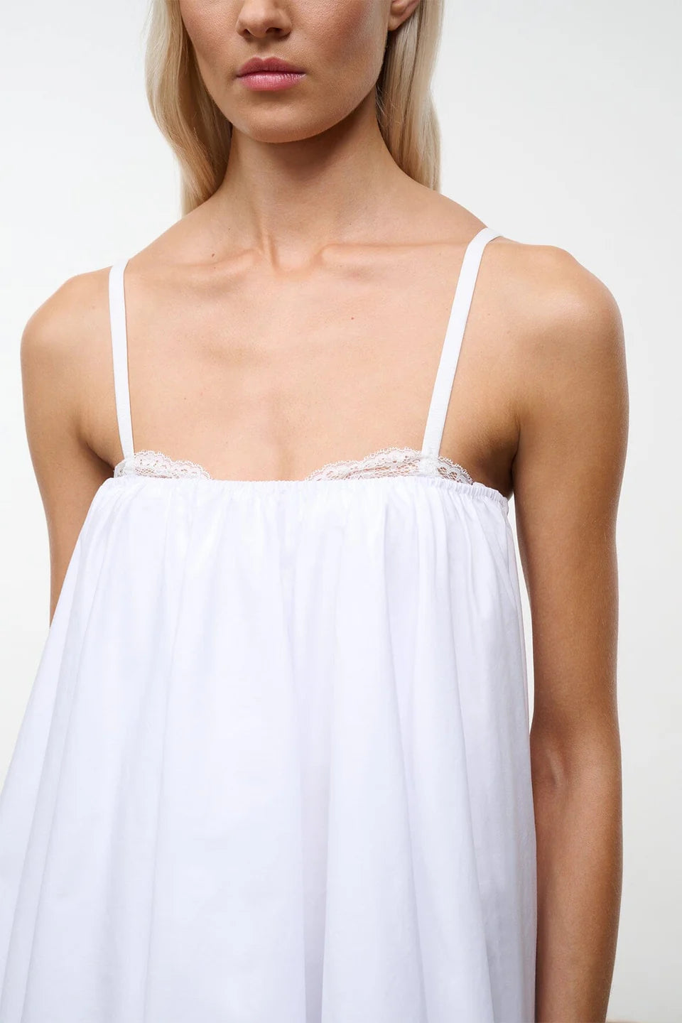 Staud Cecily Mini Dress White