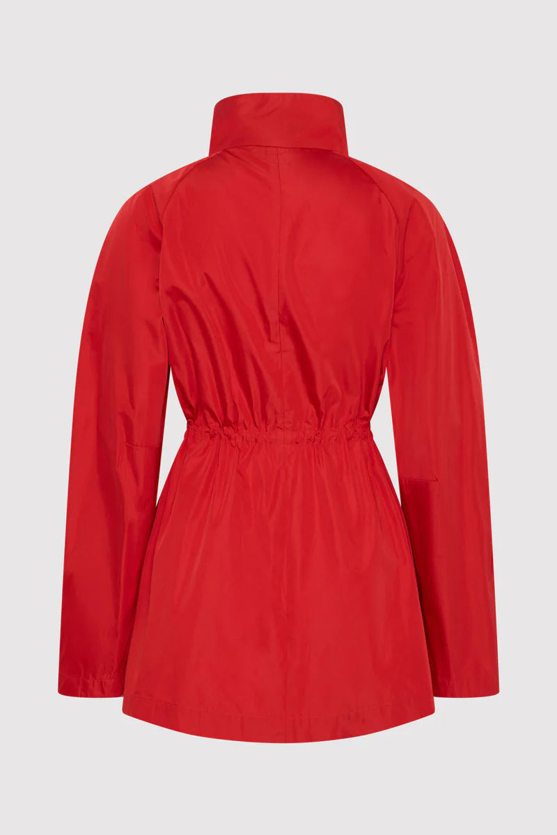 St. Agni Paper Taffeta Parka - Red