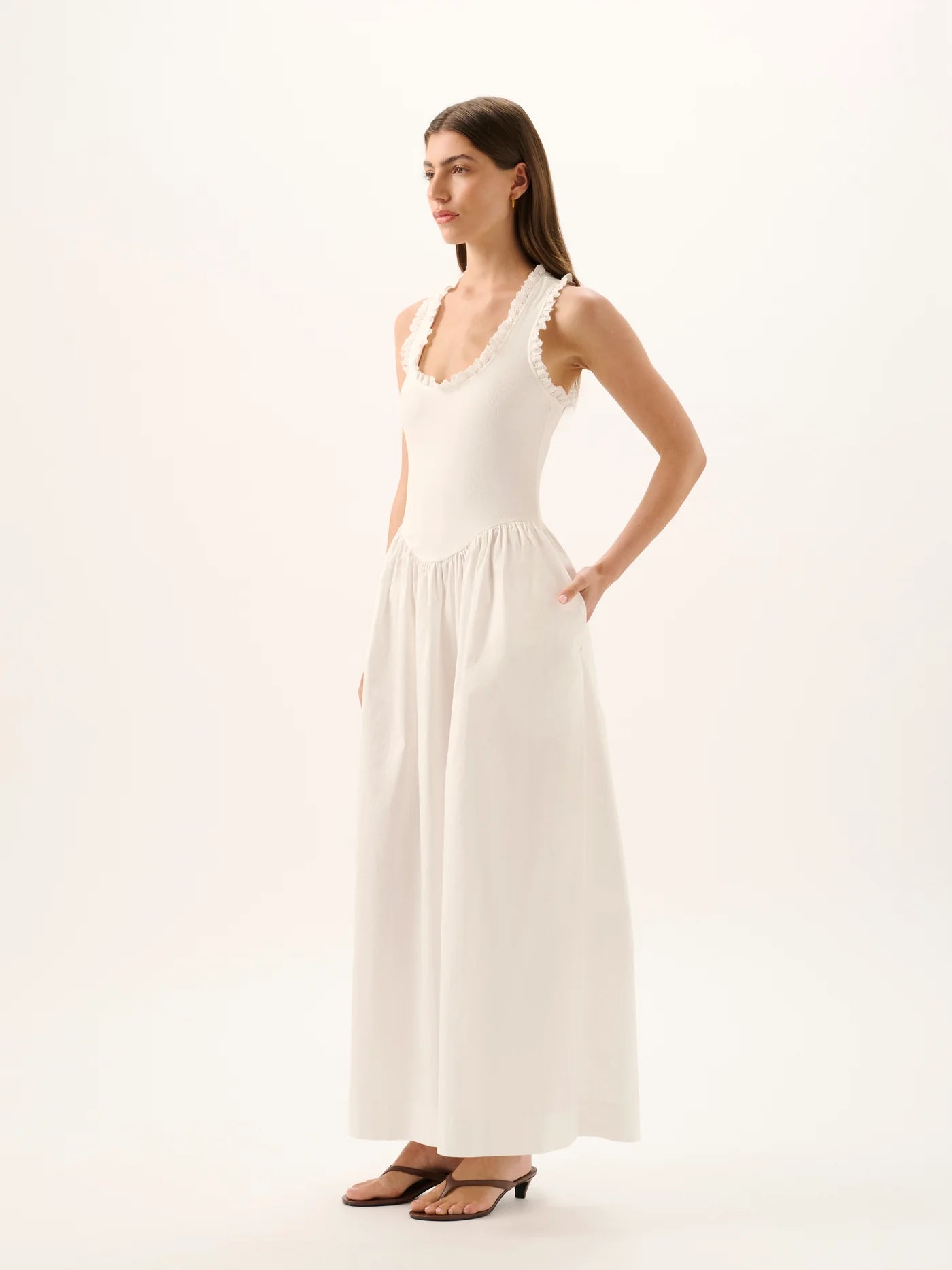 Roame Lucy Rib Maxi Dress