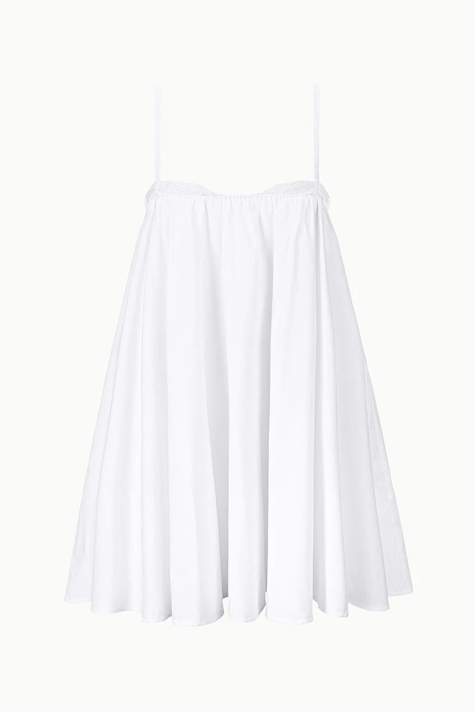 Staud Cecily Mini Dress White