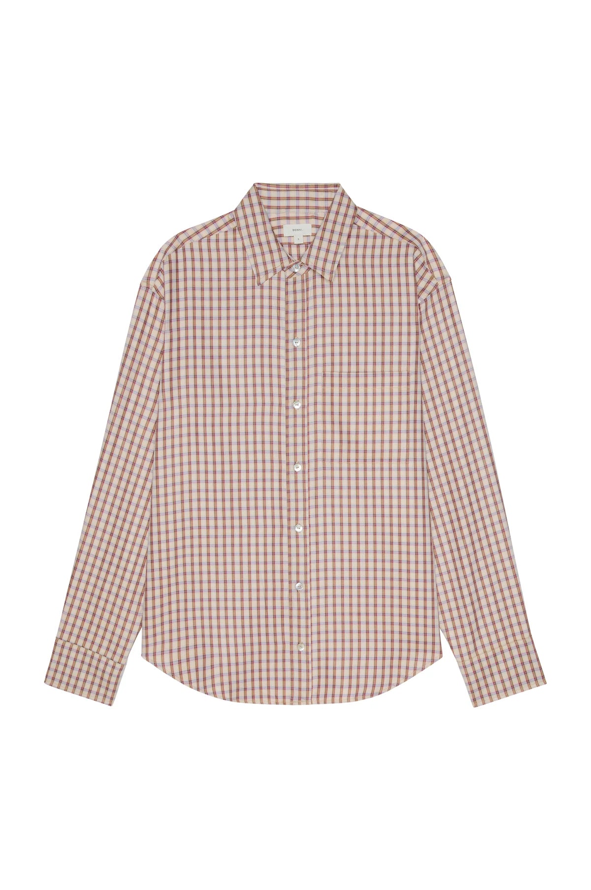Donni Tencel Plaid Shirt