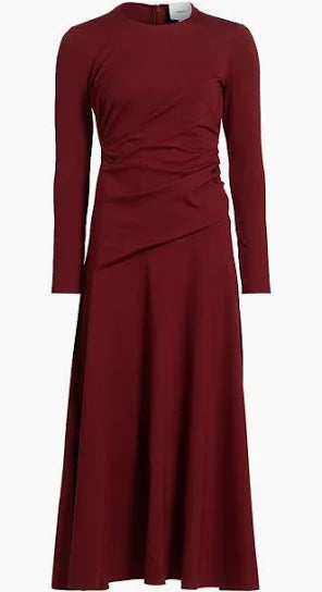 Aknvas Daphna Burgundy Jersey Dress