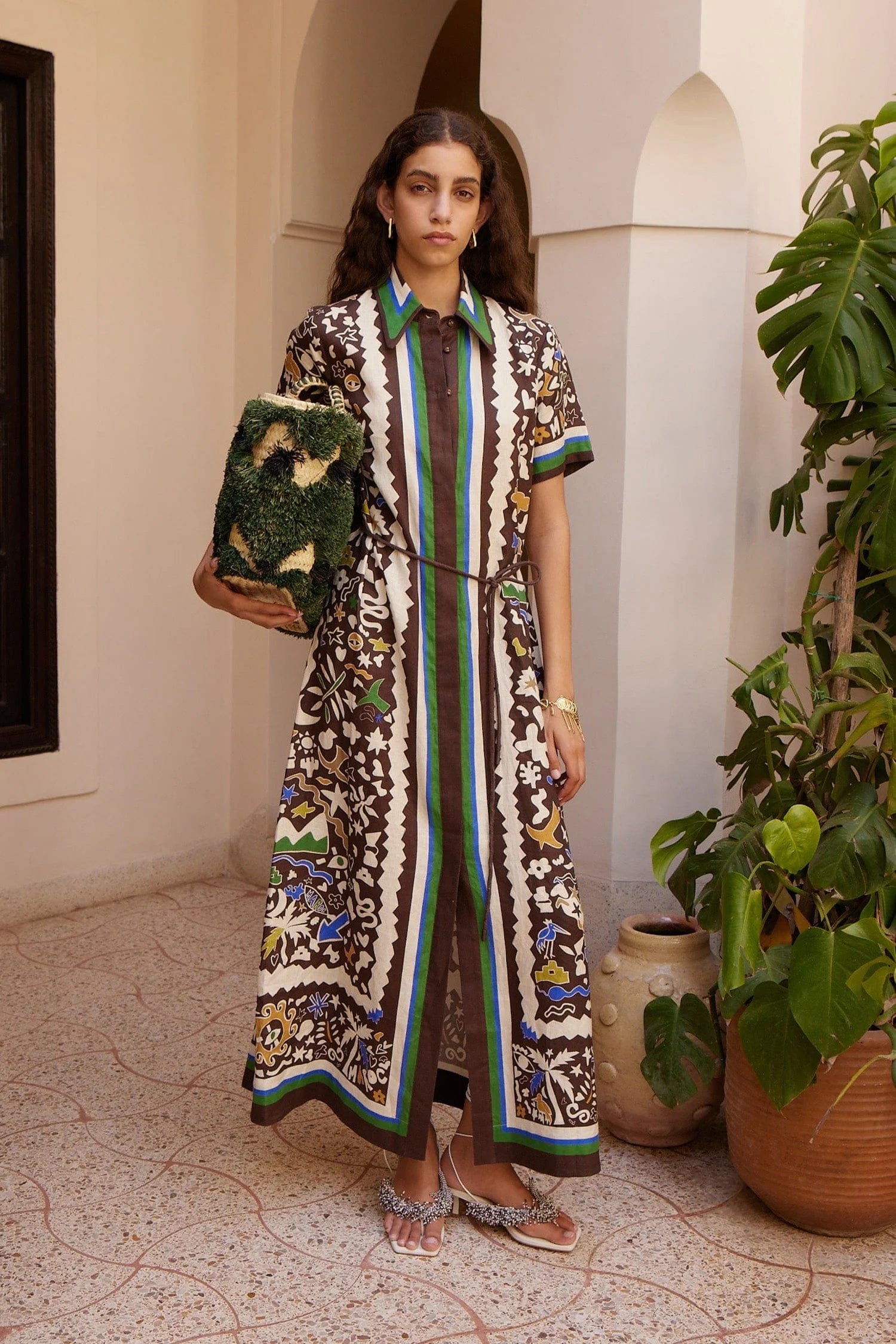 Alemais Maroc Shirtdress