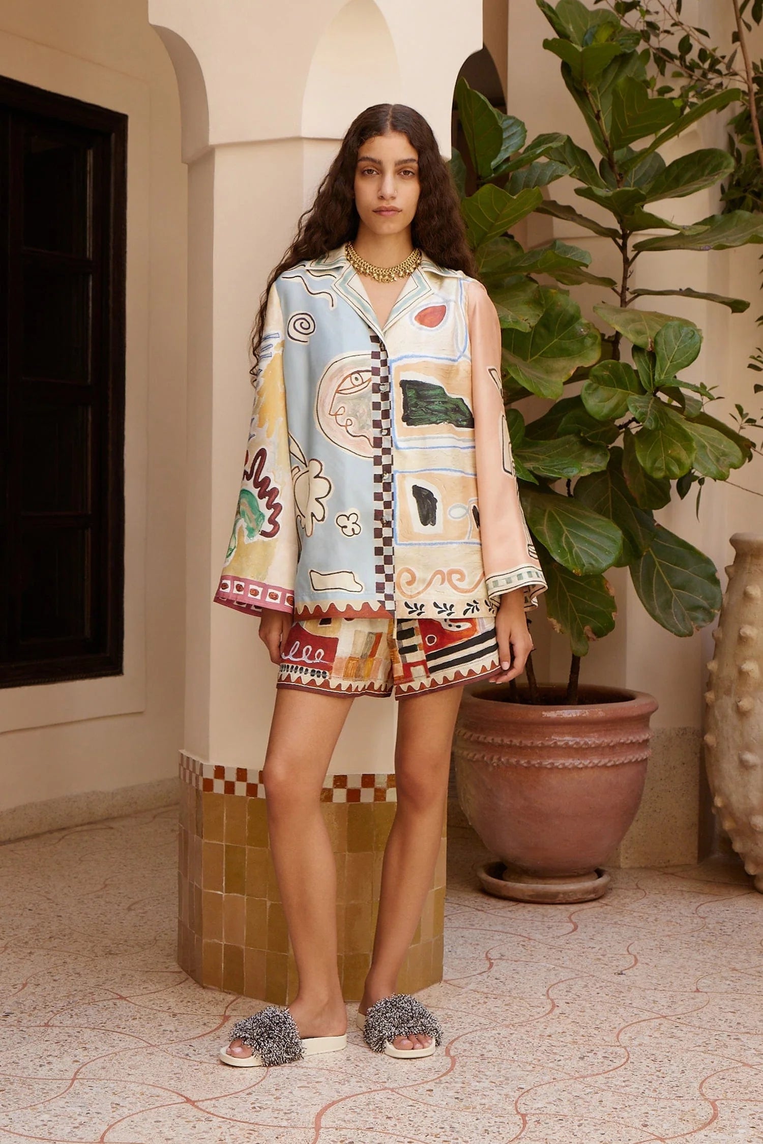 Alemais Michelle Silk Shirt